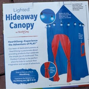 Unlisted Blue and Red Lighted Hideaway Canopy by HearthSong